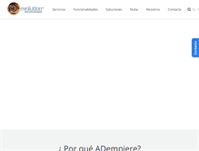 Tablet Screenshot of e-evolution.com